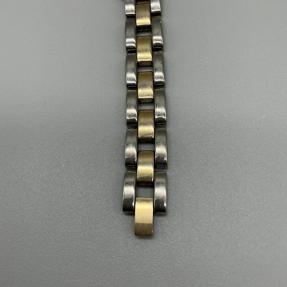 Lorus LR9228 Womens Watch 25mm Silver Dial Two Tone Date New Battery 7.5